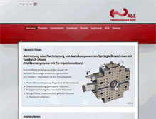 Tablet Screenshot of a-e-produktionstechnik.de